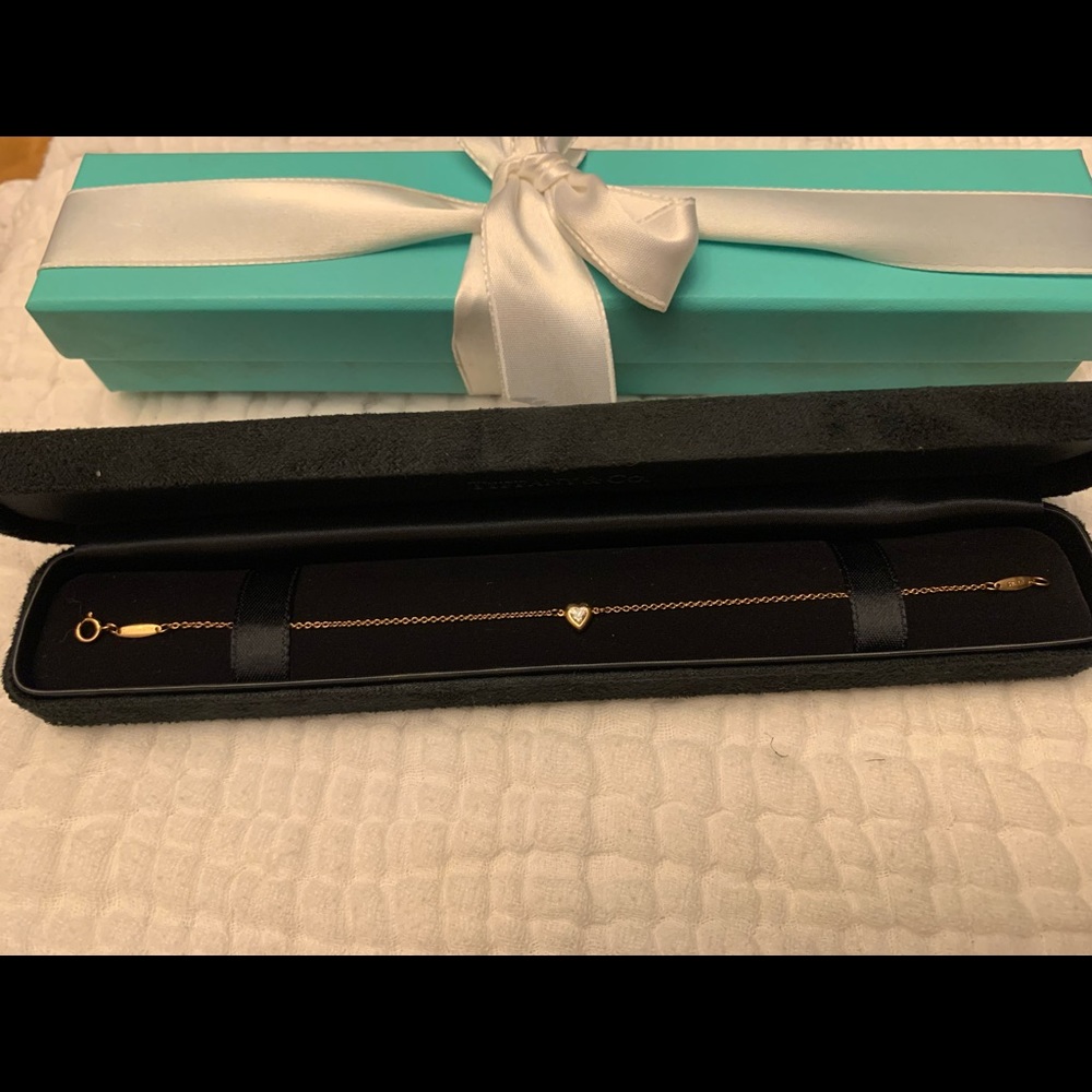 Tiffany & Co. Elsa Peretti Diamond by the Yard Heart Diamond Bracelet